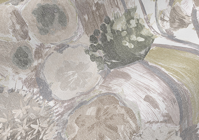 Wildflowers, Natural - Twist&Fit Roman Blind - Image 4